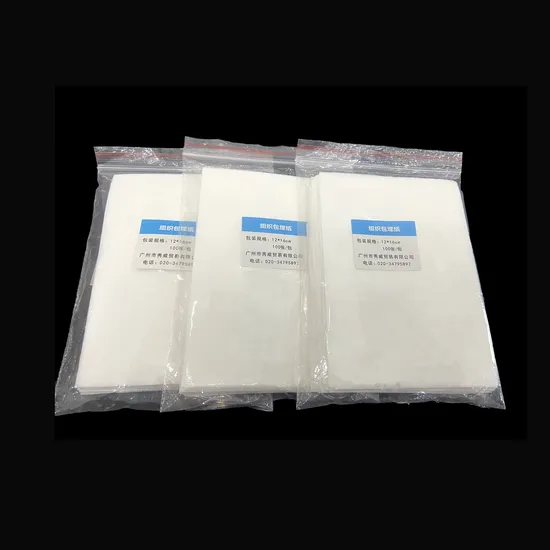 Vysoce kvalitn&iacute; jednor&aacute;zov&eacute; zdravotnick&eacute; potřeby Patologick&aacute; tk&aacute;ň zabudov&aacute;n&iacute; pap&iacute;ru použ&iacute;van&eacute; pro laboratoř